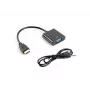 LANBERG adattatore cavo video VGA (D-Sub) HDMI Type-A (standard) 0,2 m nero