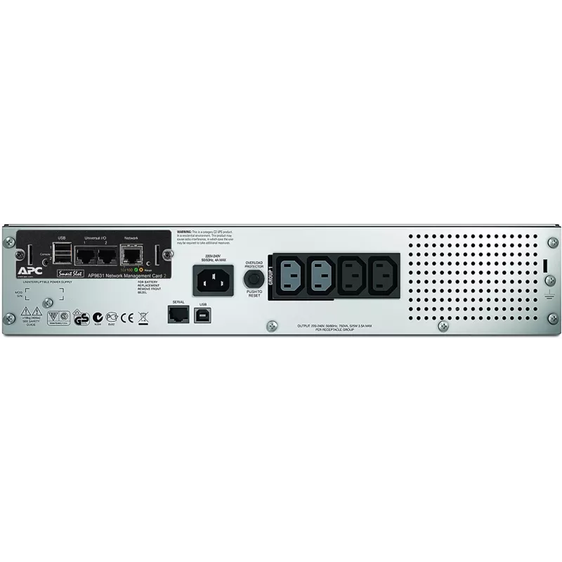 APC Smart-UPS SMT750RMI2UNC - 4x C13, USB, montaggio a rack, NMC, 750VA