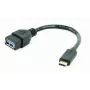 Cavo USB Gembird A-OTG-CMAF3-01, USB‑C su USB‑A, 0,2 m, nero
