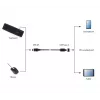 Cavo USB Gembird A-OTG-CMAF3-01, USB‑C su USB‑A, 0,2 m, nero