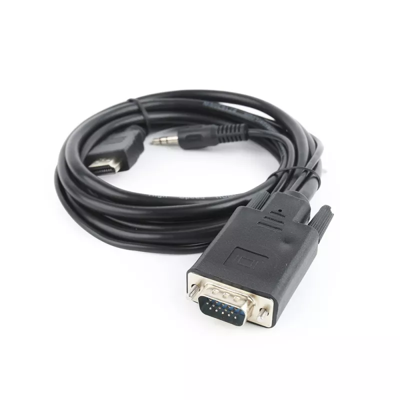 GEMBIRD cavo adattatore HDMI su VGA e audio, porta singola, 1,8 m - nero
