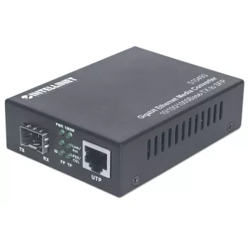 Intellinet convertitore media Gigabit Ethernet to SFP, 10/100/1000Base-Tx a slot SFP, vuoto