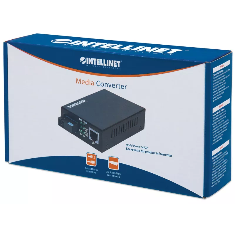 Intellinet convertitore media Gigabit Ethernet to SFP, 10/100/1000Base-Tx a slot SFP, vuoto