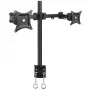 Stand da scrivania Techly per 2 monitor 13-27 inch con morsetto ICA-LCD 482-D