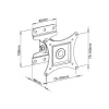 Supporto a parete Techly per TV LED LCD 13-30