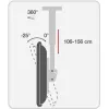 Supporto telescopico lungo a soffitto Techly per TV LED LCD 37-70