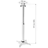 Prolunga a soffitto per proiettore Techly 500-770 mm bianco ICA-PM 104MW