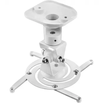 Supporto universale a soffitto per proiettore Techly bianco ICA-PM 100WH