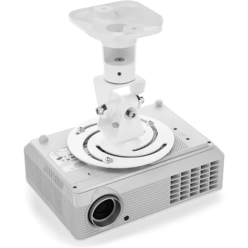 Supporto universale a soffitto per proiettore Techly bianco ICA-PM 100WH