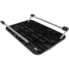 Techly ICA-FR 13 poggiapiedi ergonomico regolabile, regolazione dell'inclinazione, antiscivolo, 43 x 28 cm, nero