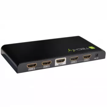 Splitter HDMI Techly 4 vie 4K*2K IDATA HDMI-4K4, HDMI, 4x HDMI, 1x HDMI F, 4096 x 2160 pixel, nero, 36 bit