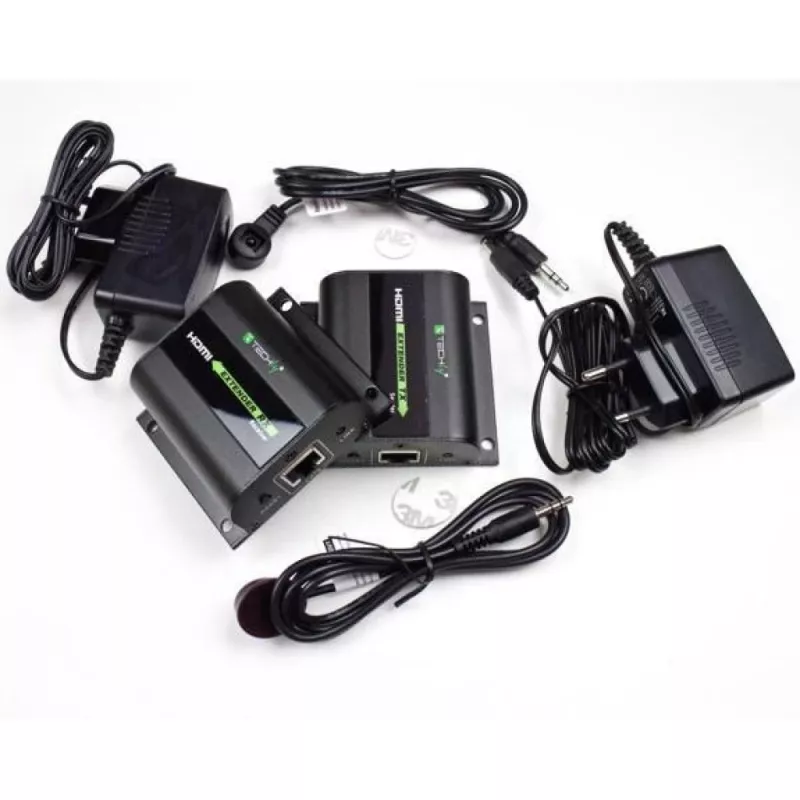 Extender HDMI Techly Full HD su cavo Cat.5E / 6 / 6A / 7 max. 60 m autoregolato IDATA EXT-E70I