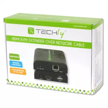 Extender KVM Techly IDATA HDMI-KVM2 trasmettitore e ricevitore