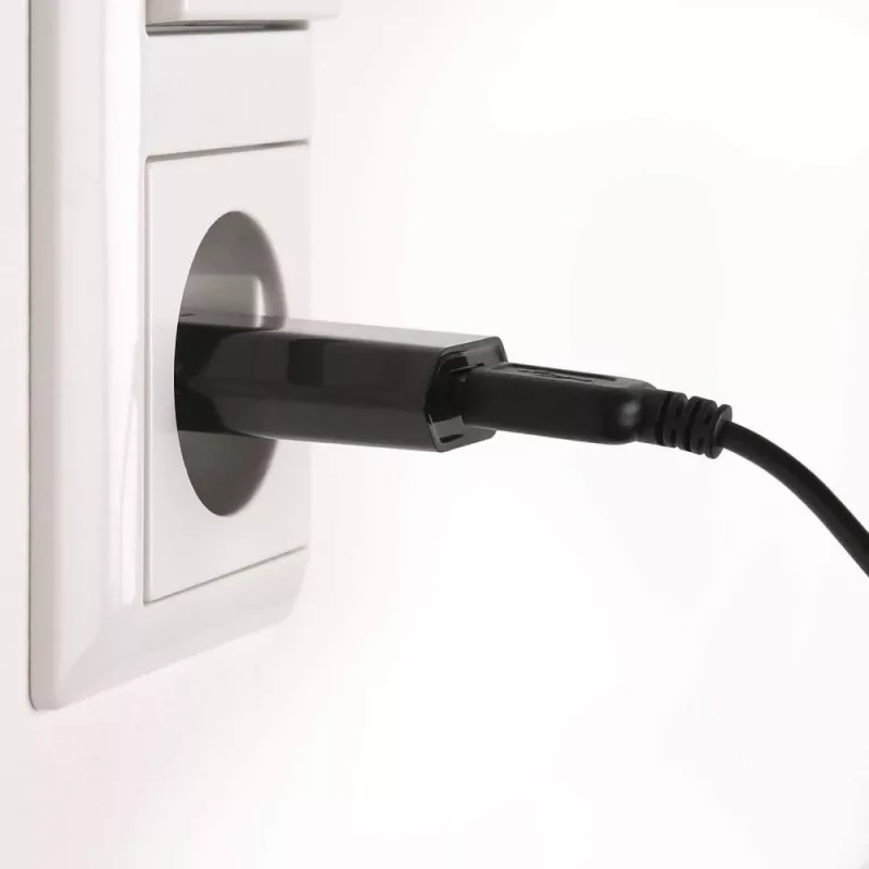 Caricabatterie compatto Techly USB 1A spina europea nero