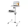 Carrello universale Techly per notebook / proiettore, bianco ICA-TB TPM-6