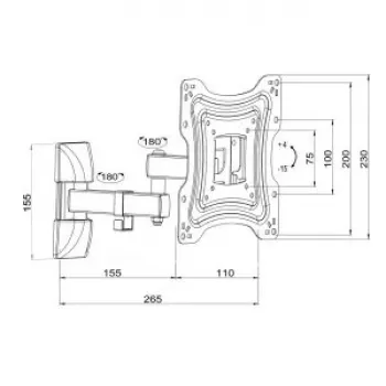 Supporto a parete ART RAMT AR-83