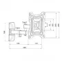 Supporto a parete ART RAMT AR-83
