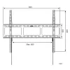 Supporto a parete Techly per TV LED LCD 42-80 inch ultra sottile fisso H600mm ICA-PLB 860