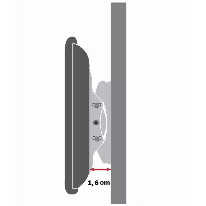 Supporto a parete Techly per TV LED LCD 42-80 inch ultra sottile fisso H600mm ICA-PLB 860