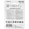 Blister 4 batterie Techly High Power Mini Stilo AAA alcaline LR03 1,5V IBT-KAL-LR03T