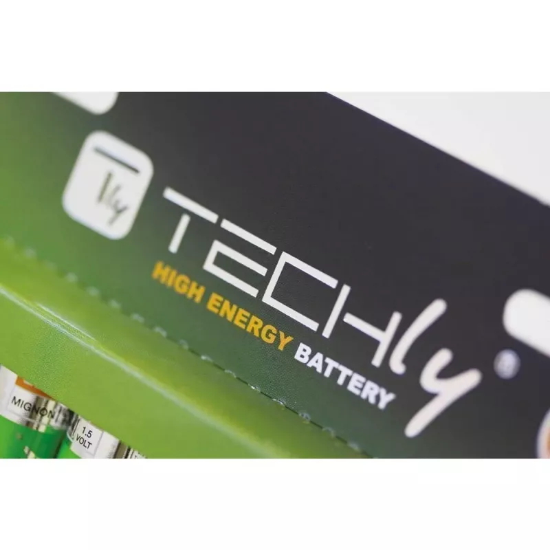 Blister 4 batterie AA alcaline Techly High Power Stilo LR06 1,5V IBT-KAL-LR06T