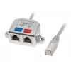 Adattatore LANBERG LAN RJ45/2x RJ45 Ftp splitter AD-0026-S