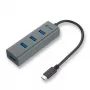 Hub USB-C i-tec Metal 4 porte