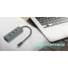 Hub USB-C i-tec Metal 4 porte