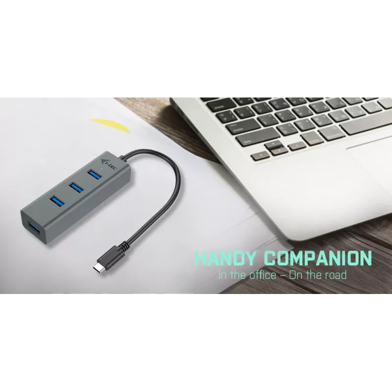 Hub USB-C i-tec Metal 4 porte
