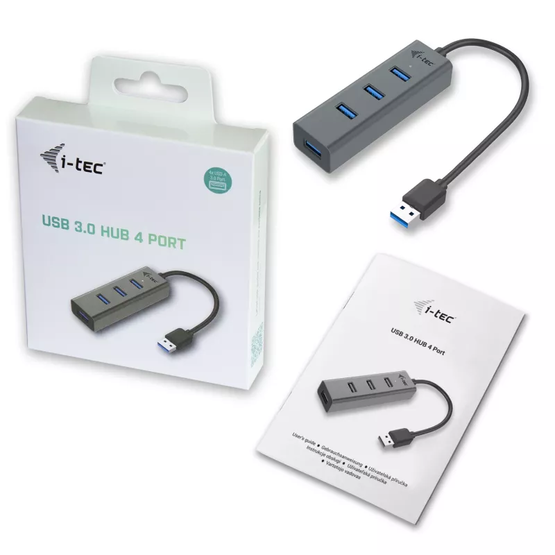 Hub USB i-tec Metal USB 3.0 HUB 4 porte