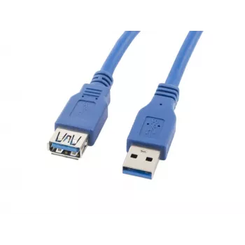 Cavo USB-A-USB-A LANBERG CA-US3E-10CC-0018-B 1,8 m, USB 3.0, blu, 4800 Mbit/s