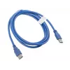 Cavo USB-A-USB-A LANBERG CA-US3E-10CC-0018-B 1,8 m, USB 3.0, blu, 4800 Mbit/s
