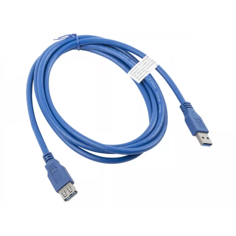 Cavo USB-A-USB-A LANBERG CA-US3E-10CC-0018-B 1,8 m, USB 3.0, blu, 4800 Mbit/s