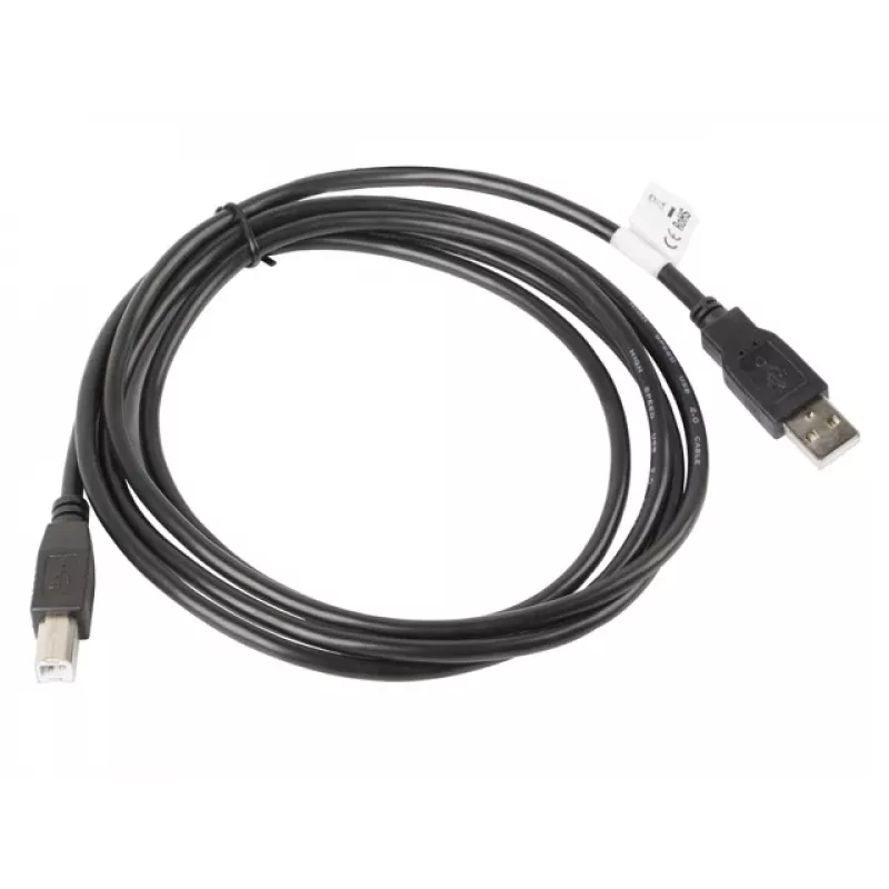 Cavo USB 2.0 LANBERG CA-USBA-10CC-0018-BK — 1,8 m, USB A (connettore maschio) su USB B (connettore maschio), nero