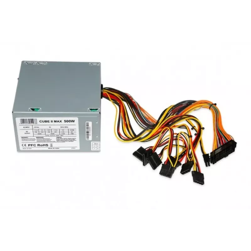 Alimentatore IBOX Cube Ii 500 W 20+4 pin ATX ATX argento