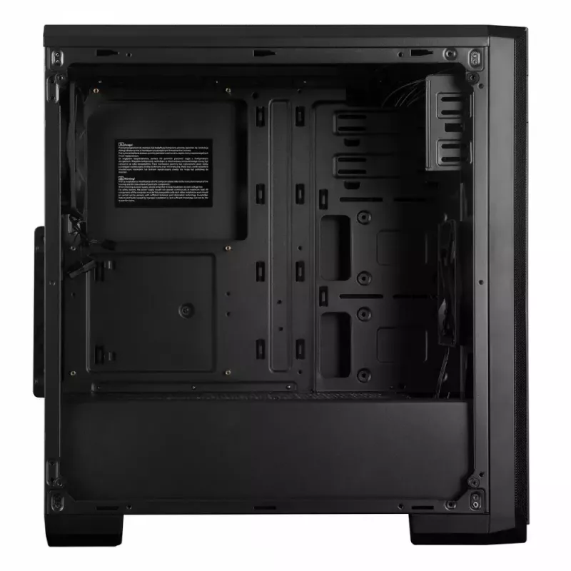 Case PC Modecom Oberon Pro Midi Tower, ATX/Micro ATX/ITX, finestra laterale, scheda video fino a 395 mm, 2x USB 3.0, nero