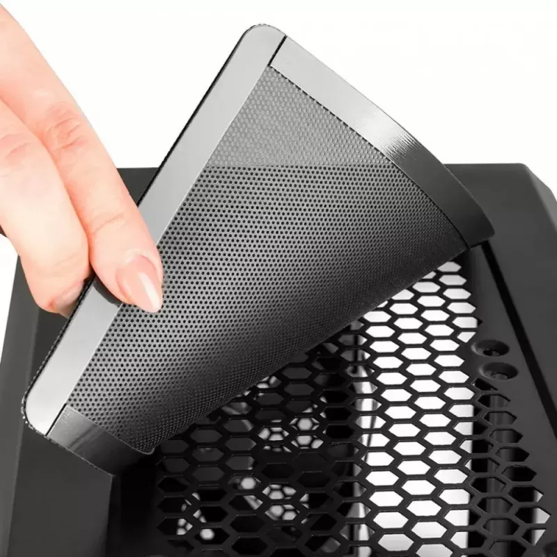 Case PC Modecom Oberon Pro Midi Tower, ATX/Micro ATX/ITX, finestra laterale, scheda video fino a 395 mm, 2x USB 3.0, nero