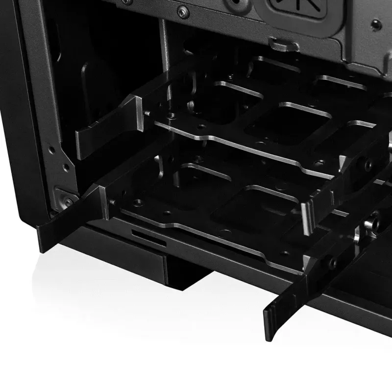 Case PC Modecom Oberon Pro Midi Tower, ATX/Micro ATX/ITX, finestra laterale, scheda video fino a 395 mm, 2x USB 3.0, nero