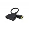 Cavo HDMI Gembird DSP-2PH4-04 — HDMI Type-A maschio su 2× HDMI Type-A femmina, nero, connettori dritti