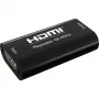 Ripetitore AV TECHLY IDATA-HDMI2-RIP4KT — HDMI 2.0, HDCP 2.2, 4096×2160, distanza massima 40 m, nero