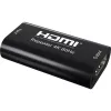 Ripetitore AV TECHLY IDATA-HDMI2-RIP4KT — HDMI 2.0, HDCP 2.2, 4096×2160, distanza massima 40 m, nero