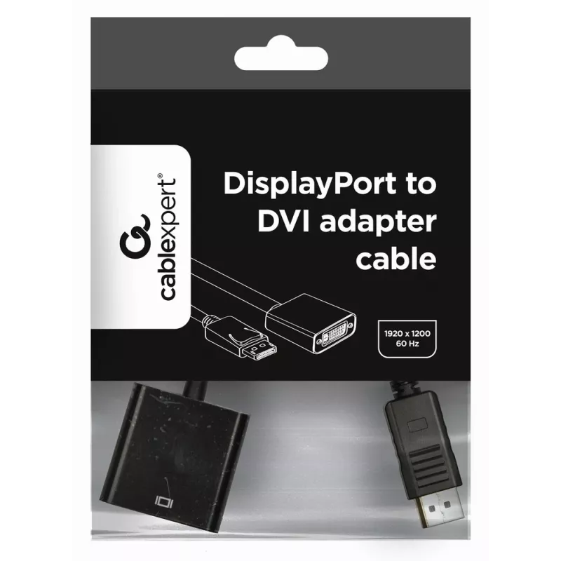 Cavo adattatore GEMBIRD DisplayPort a DVI – nero