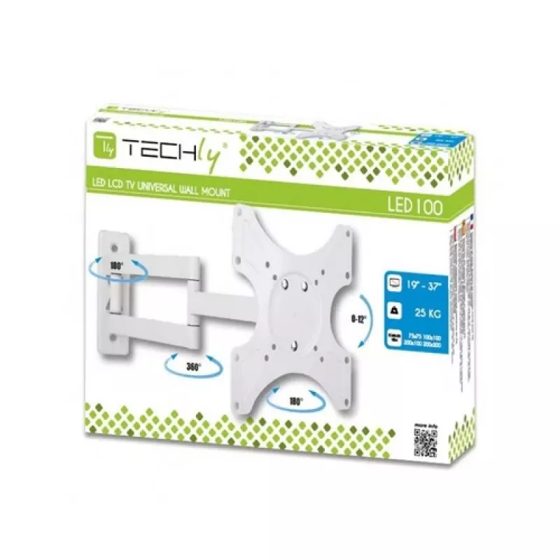 Supporto a parete per TV Techly ICA-LCD-2903WH 94 cm (37