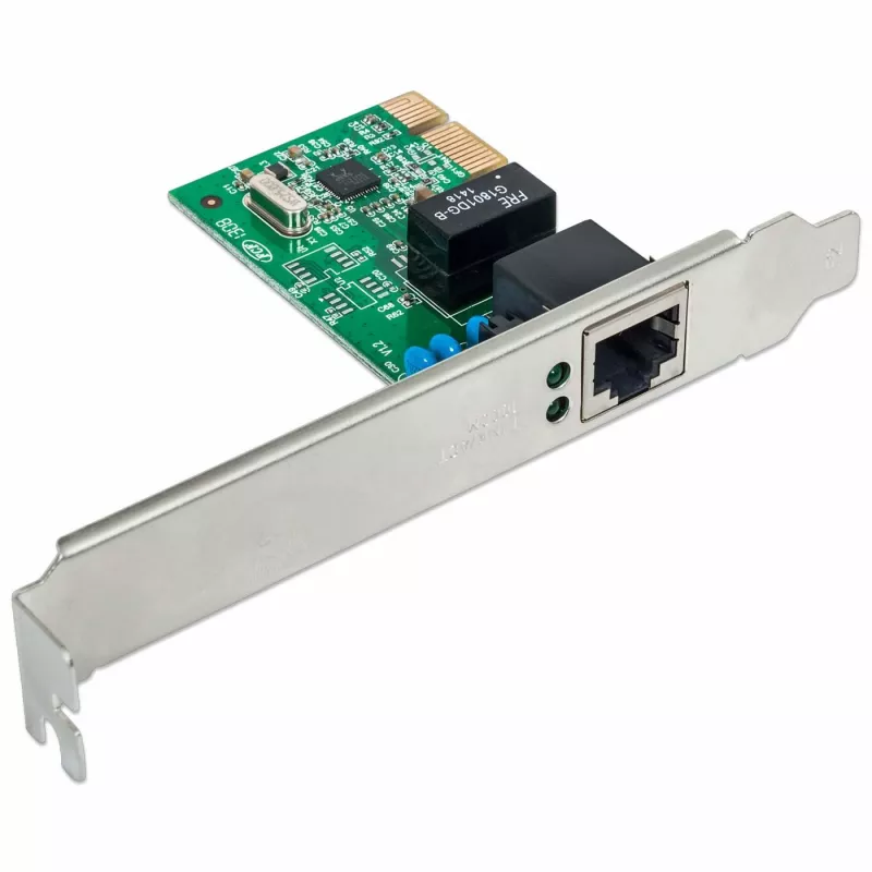 Scheda di rete Intellinet Gigabit PCI Express, scheda Ethernet 10/100/1000 Mbps PCI Express RJ45