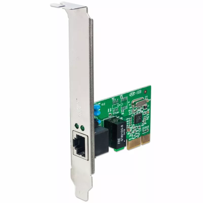 Scheda di rete Intellinet Gigabit PCI Express, scheda Ethernet 10/100/1000 Mbps PCI Express RJ45