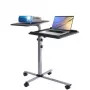 Supporto per laptop Techly universale carrello regolabile per notebook proiettore nero