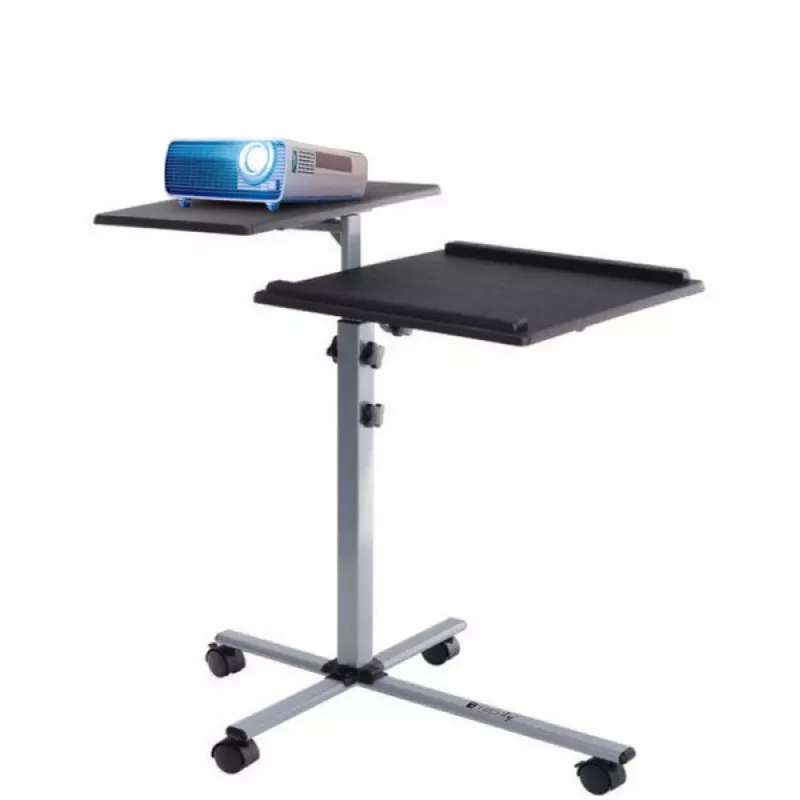 Supporto per laptop Techly universale carrello regolabile per notebook proiettore nero