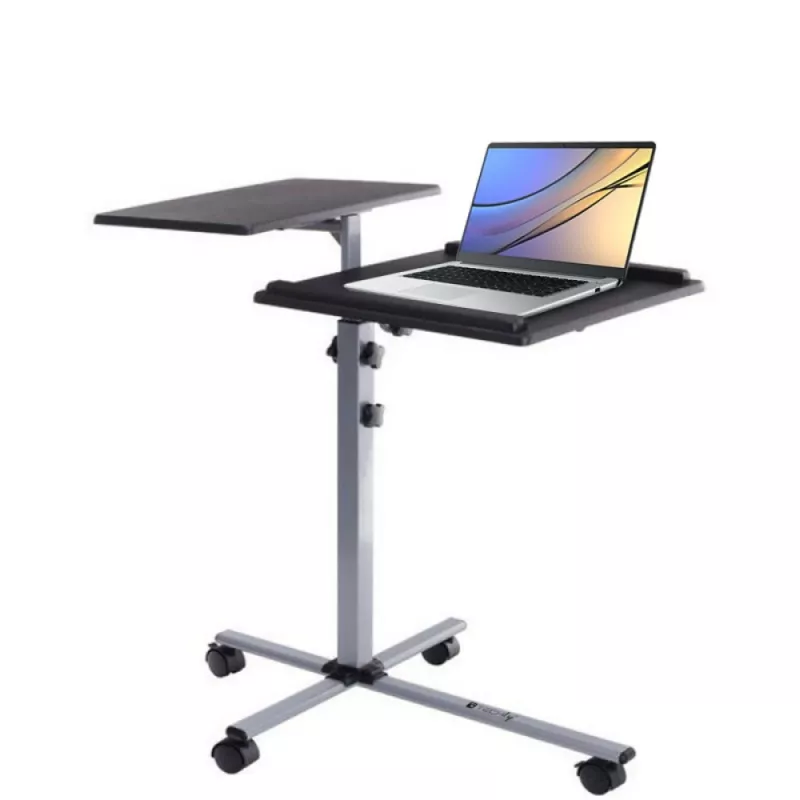Supporto per laptop Techly universale carrello regolabile per notebook proiettore nero