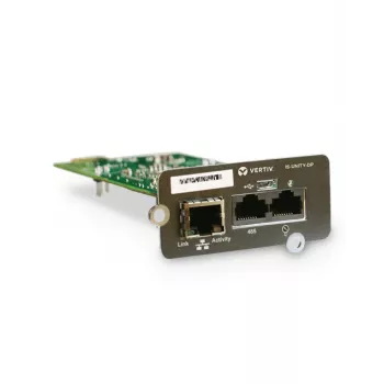 Scheda Vertiv Liebert IntelliSlot Unity, interna, cablata, RJ-45, Ethernet, 100 Mbit/s