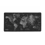 Tappetino mouse NATEC Time Zone Map Maxi — tessuto 400×800 mm, 2,5 mm, impermeabile, antiscivolo